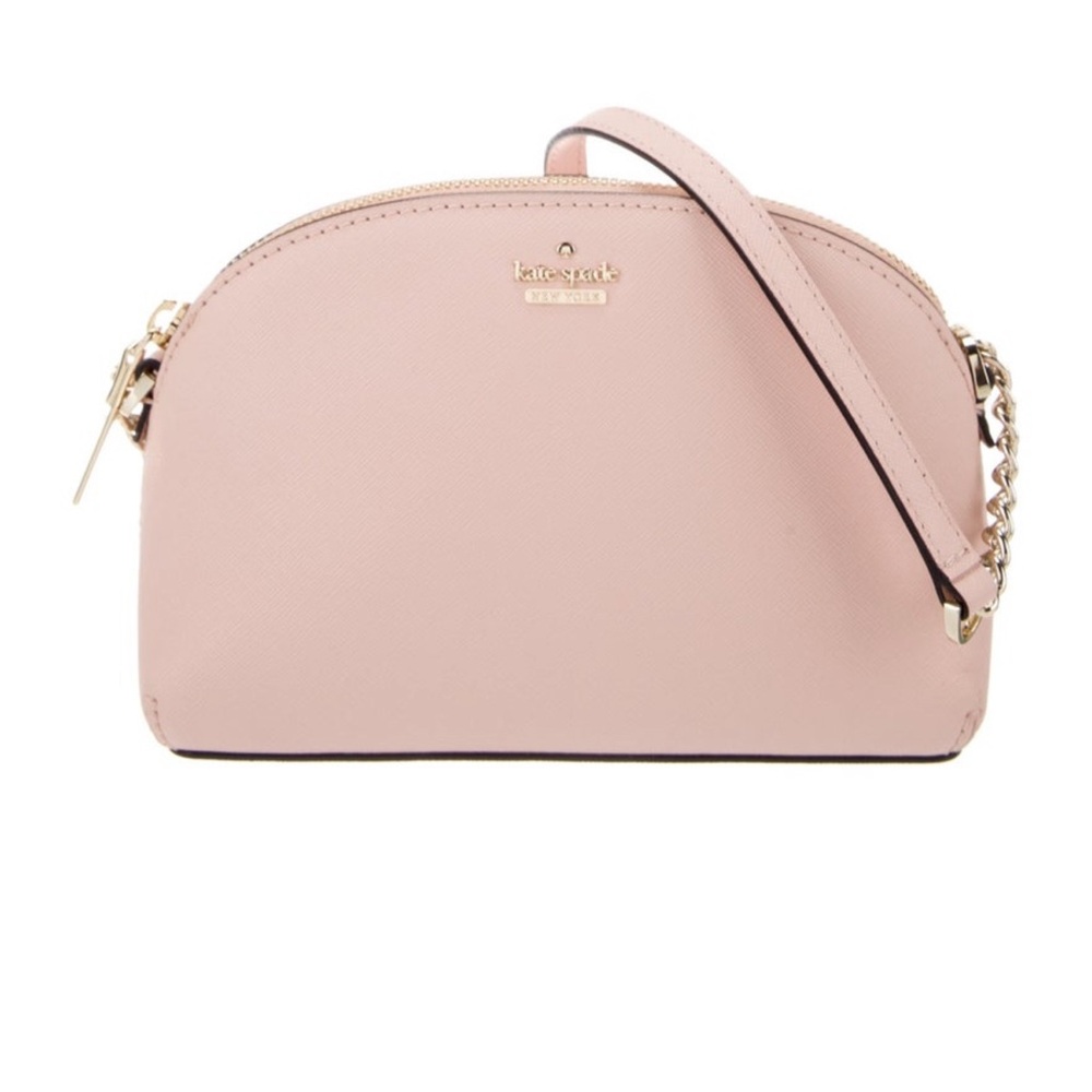 Kate Spade pink canvas shoulder bag
